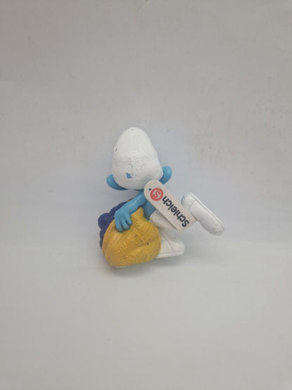 RARE The Smurfs McDonald's Peyo 2011 Greedy Smurf Schleich Figure Berries Toy