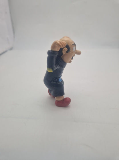 RARE The Smurfs Prowling Gargamel Hands Up Figure Schleich Toy 2011 McDonald's