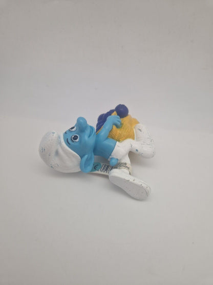 RARE The Smurfs McDonald's Peyo 2011 Greedy Smurf Schleich Figure Berries Toy