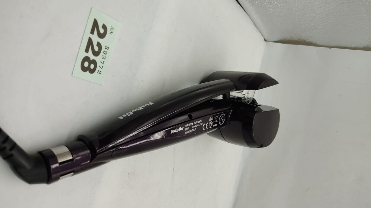 Babyliss Purple Secret Curl Automatic Curler TYPE F71e 2667U Purple Only Working