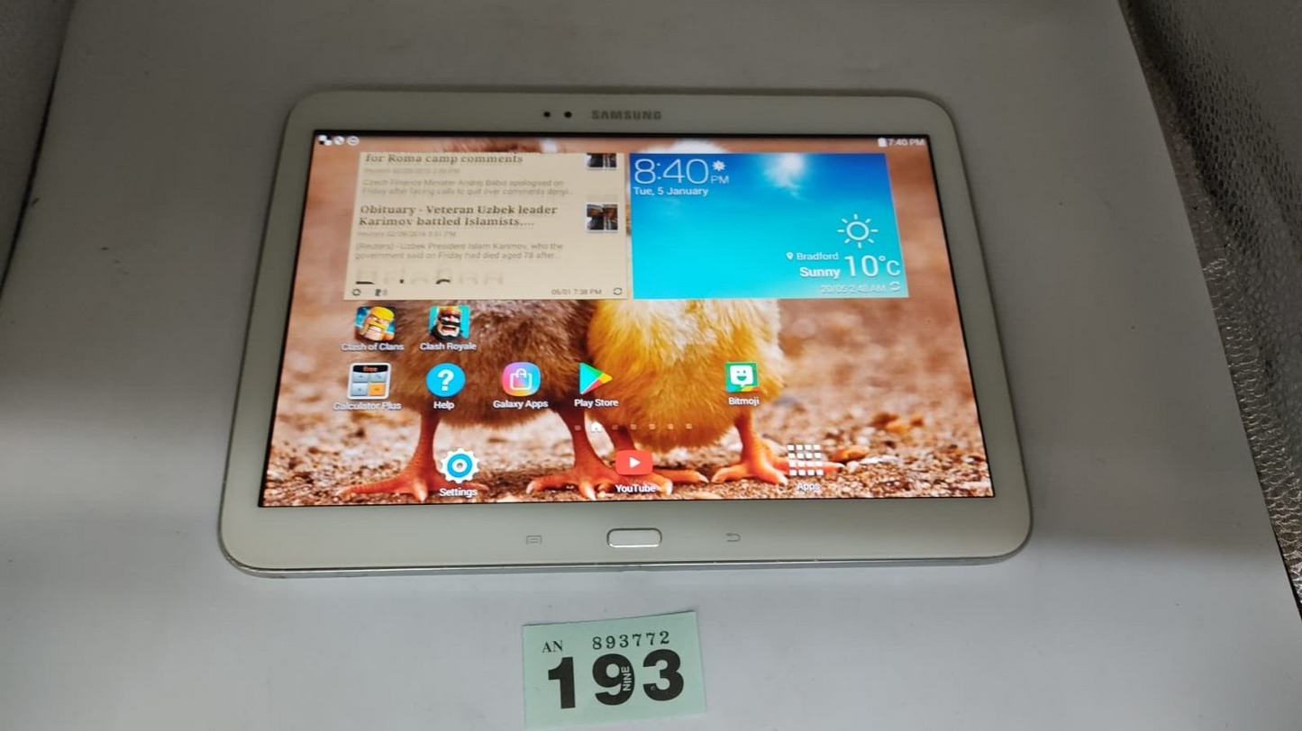 Samsung Galaxy Tab 3 GT-P5210 16GB Wi-Fi 10.1inch -White Andriod 4.2 Device Only