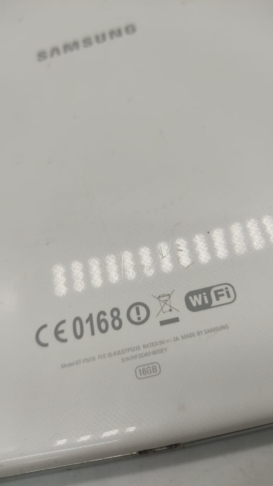Samsung Galaxy Tab 3 GT-P5210 16GB Wi-Fi 10.1inch -White Andriod 4.2 Device Only