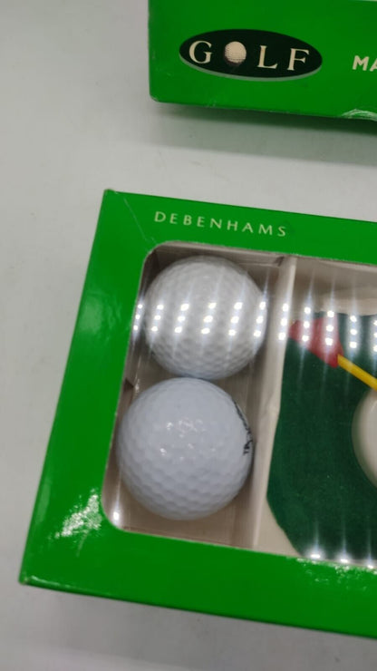 Debenhams Magnetic Golf Ball Put Return For Putting Practice Indoor Use. Used