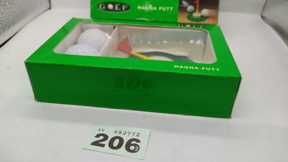 Debenhams Magnetic Golf Ball Put Return For Putting Practice Indoor Use. Used