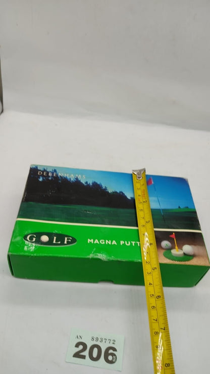 Debenhams Magnetic Golf Ball Put Return For Putting Practice Indoor Use. Used