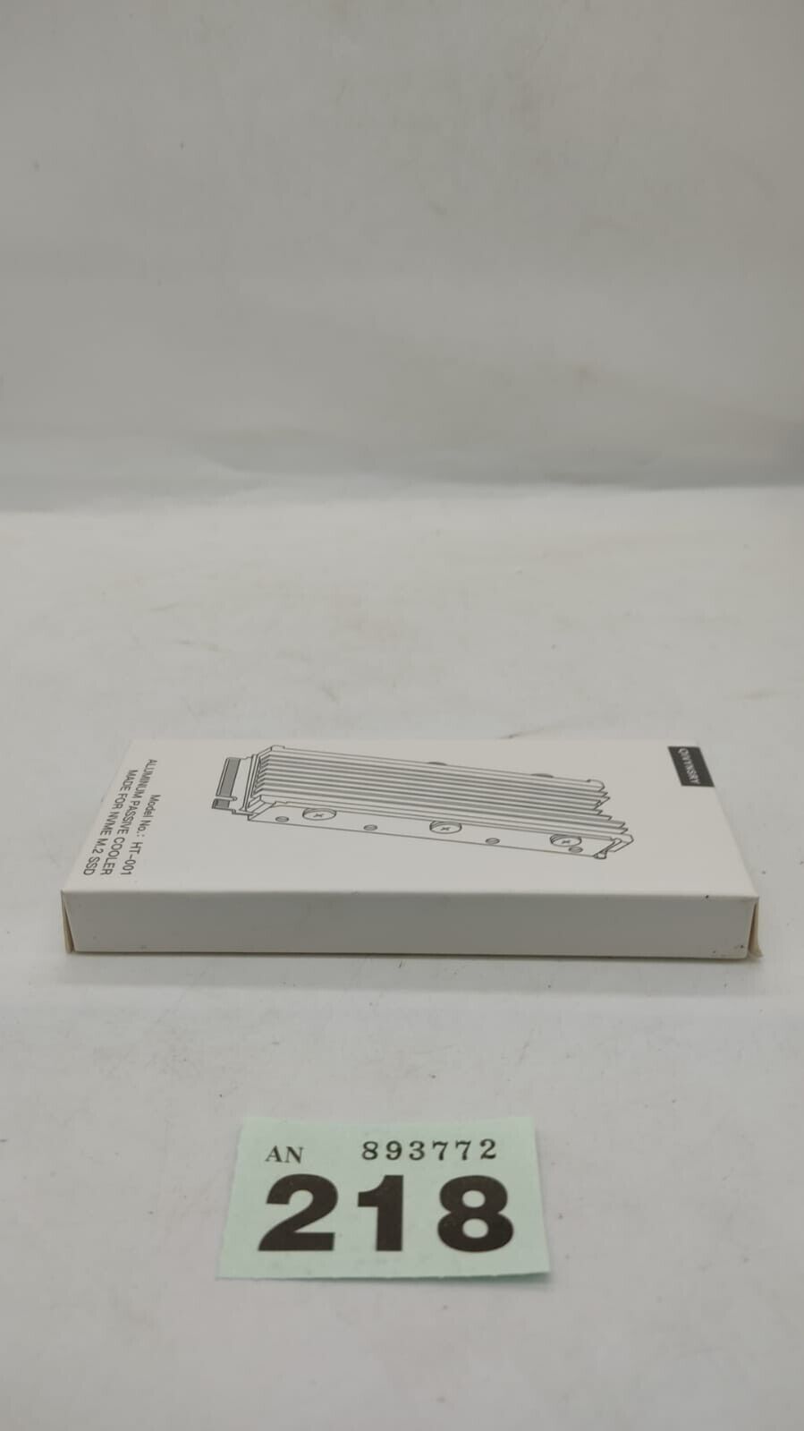 New Sealed - Qivynsry Aluminum Passive Cooler for Nvme M.2 Ssd Ht-001 Black