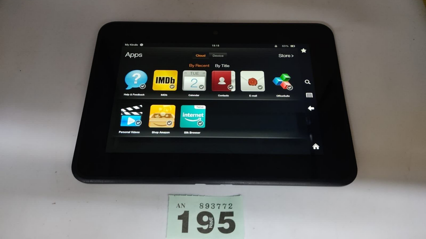 Amazon Kindle Fire HD 7" (2nd Generation) X43Z60 Touchscreen - Tablet EReader