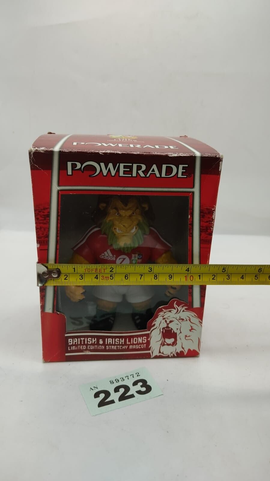 Powerade British & Irish Lions Limited Edition Stretchy Mascot. Boxed.