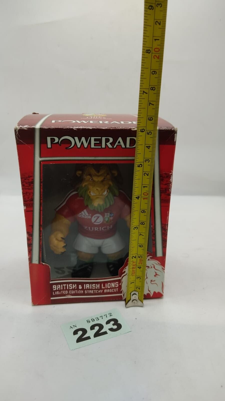 Powerade British & Irish Lions Limited Edition Stretchy Mascot. Boxed.