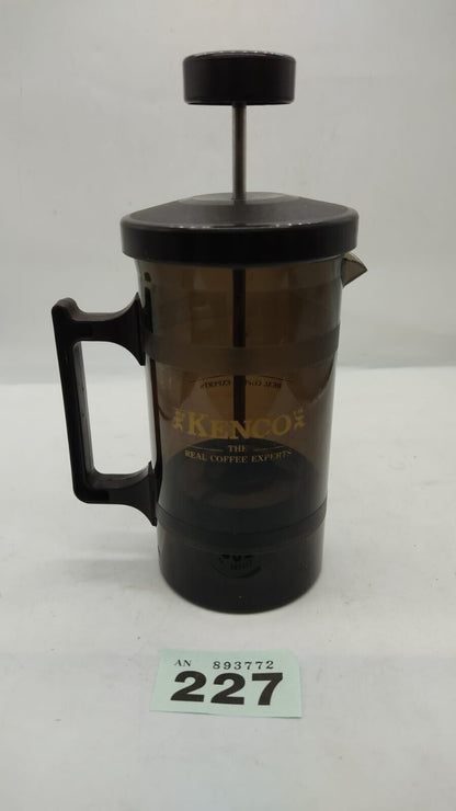 Genuine Kenco Square Coffee Plunger Cafetiere. Used. Good Condition