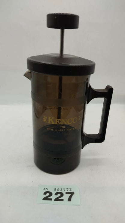 Genuine Kenco Square Coffee Plunger Cafetiere. Used. Good Condition