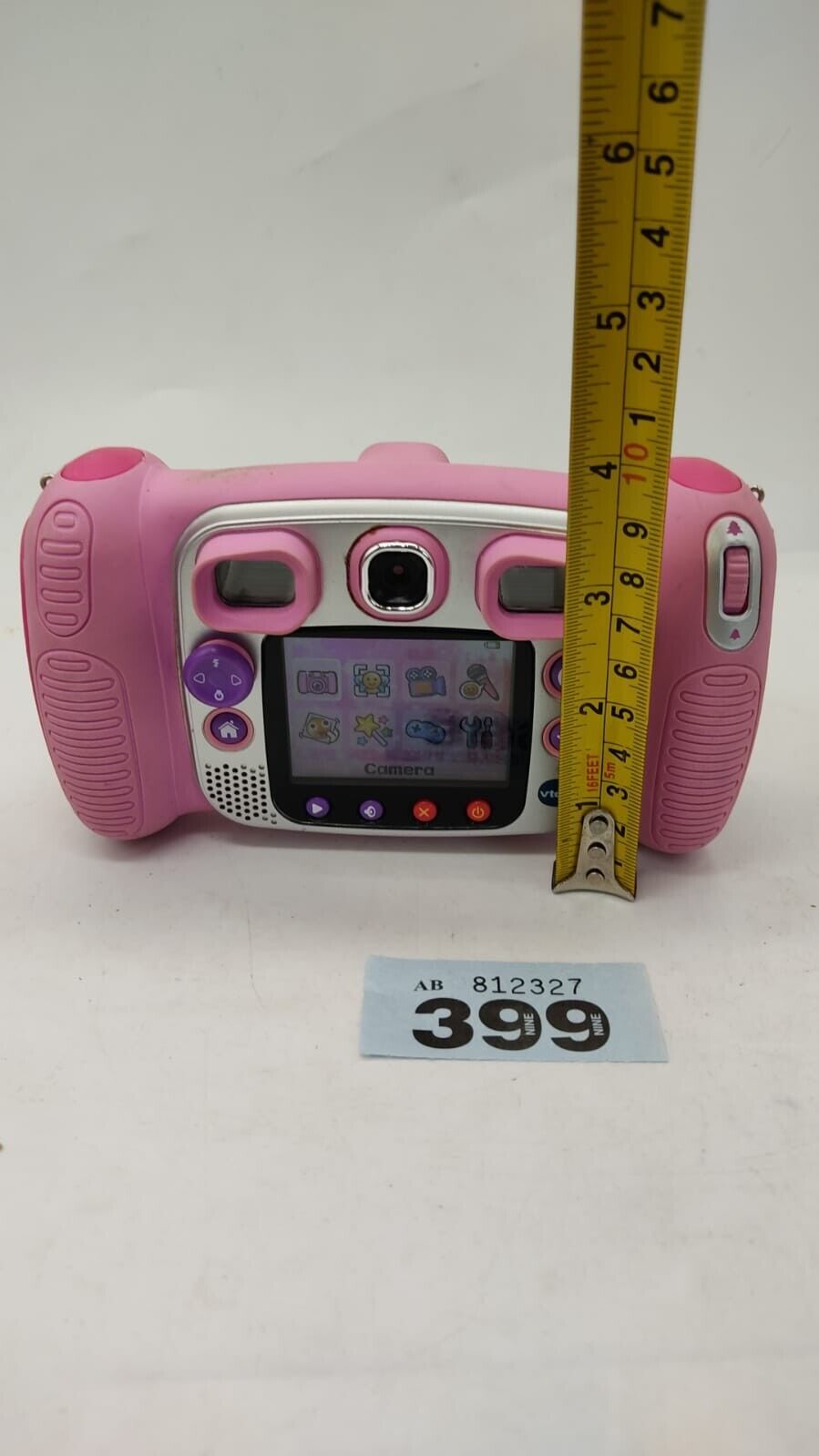 Vtech Kidizoom Duo Kids Camera 5.0 Pink, Battery Cover Missing - Working