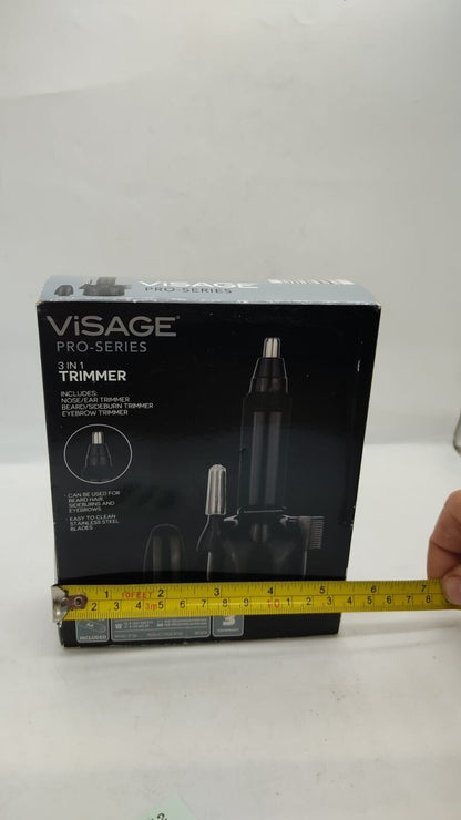 Aldi Visage 3 In 1 Mens Trimmer Beard Sideburns And Eyebrows Batteries Included