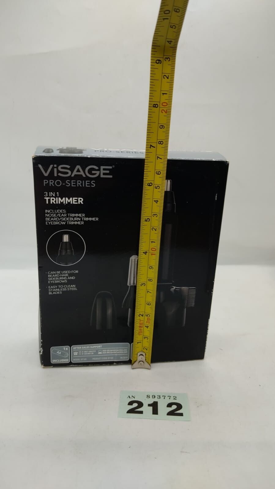 Aldi Visage 3 In 1 Mens Trimmer Beard Sideburns And Eyebrows Batteries Included