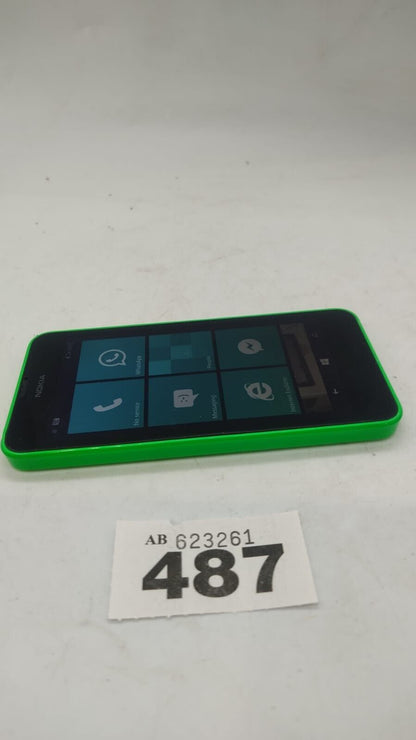 Nokia Lumia 635 8GB EE NETWORK Green Windows Smartphone RM-974 USED, DEVICE ONLY