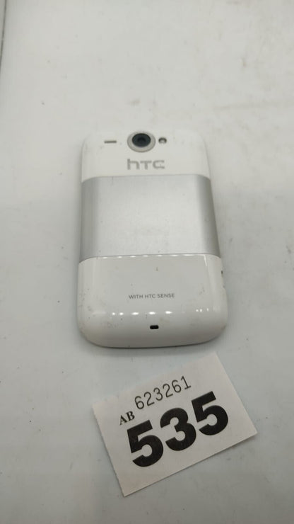 HTC Wildfire A3333 - White (Tesco mobile ) Smartphone Device Only Used