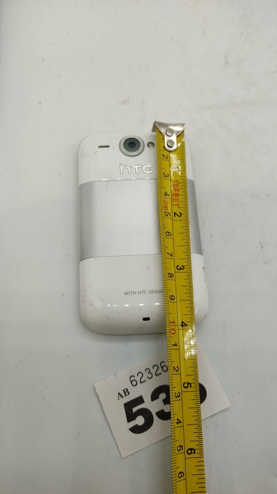 HTC Wildfire A3333 - White (Tesco mobile ) Smartphone Device Only Used