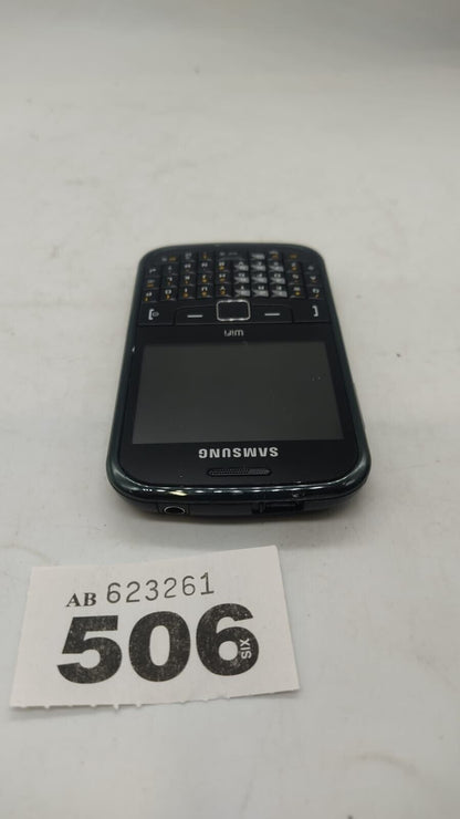 Samsung Chat 335 GT-S3350 Black Tesco Network Fully Working Qwerty, Device Only