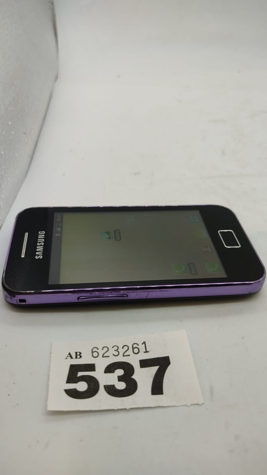 Samsung Ace GT-S5839i Onyx Purple (Three Network) Smartphone, Device Only - Used