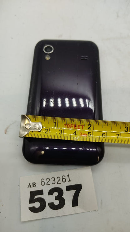 Samsung Ace GT-S5839i Onyx Purple (Three Network) Smartphone, Device Only - Used