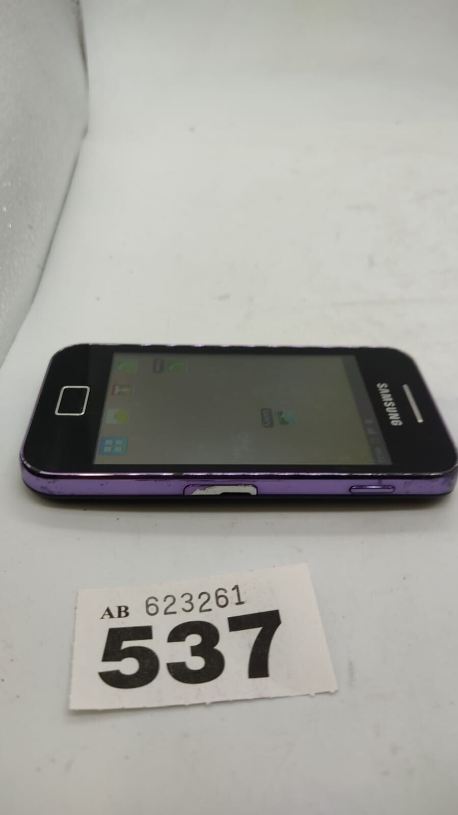 Samsung Ace GT-S5839i Onyx Purple (Three Network) Smartphone, Device Only - Used