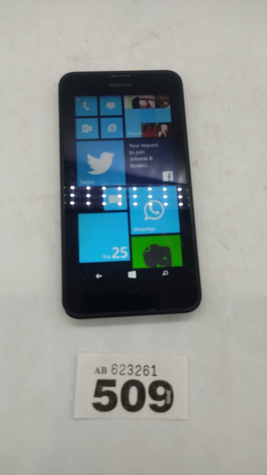 Nokia Lumia 635 (8GB) Black Windows Smartphone RM-974 Three Network Device Only