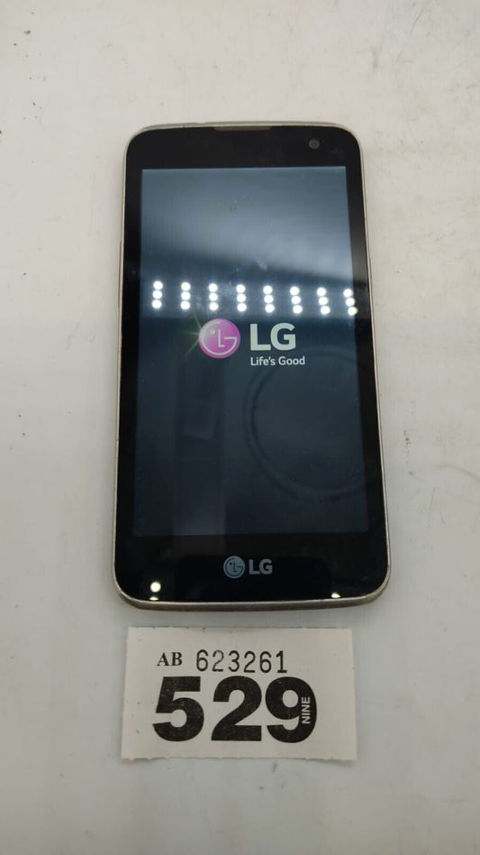 LG K4 Black White O2 Network Android Touchscreen Smartphone 1GB RAM Device Only