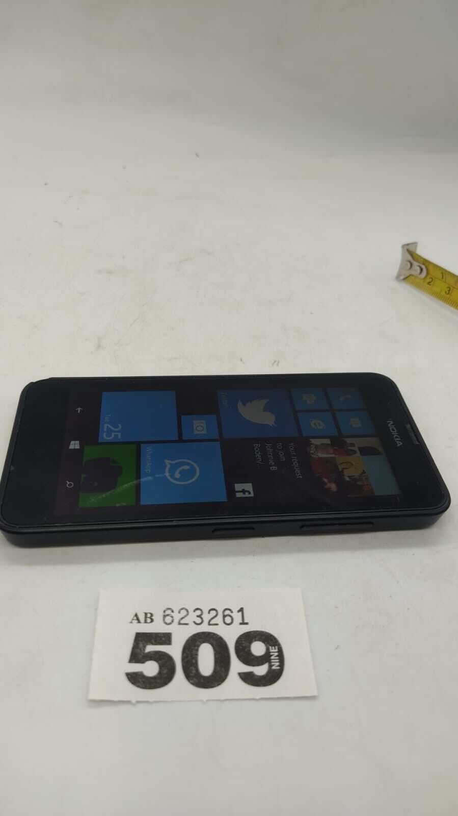 Nokia Lumia 635 (8GB) Black Windows Smartphone RM-974 Three Network Device Only