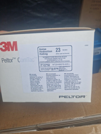 3M Peltor Comtac XPI Headset 23db w/ Mic / Comms MT20H682FB-92EU Boxed Brand New