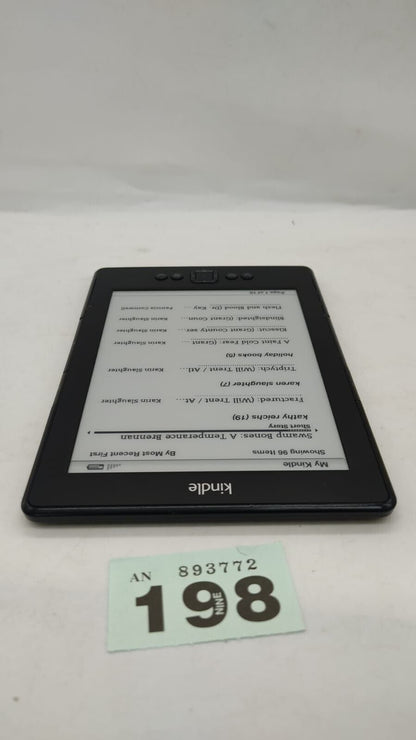 Amazon Kindle 4th Gen D01100 Wi-Fi 6" e-Book Black Reader. Device Tested Working