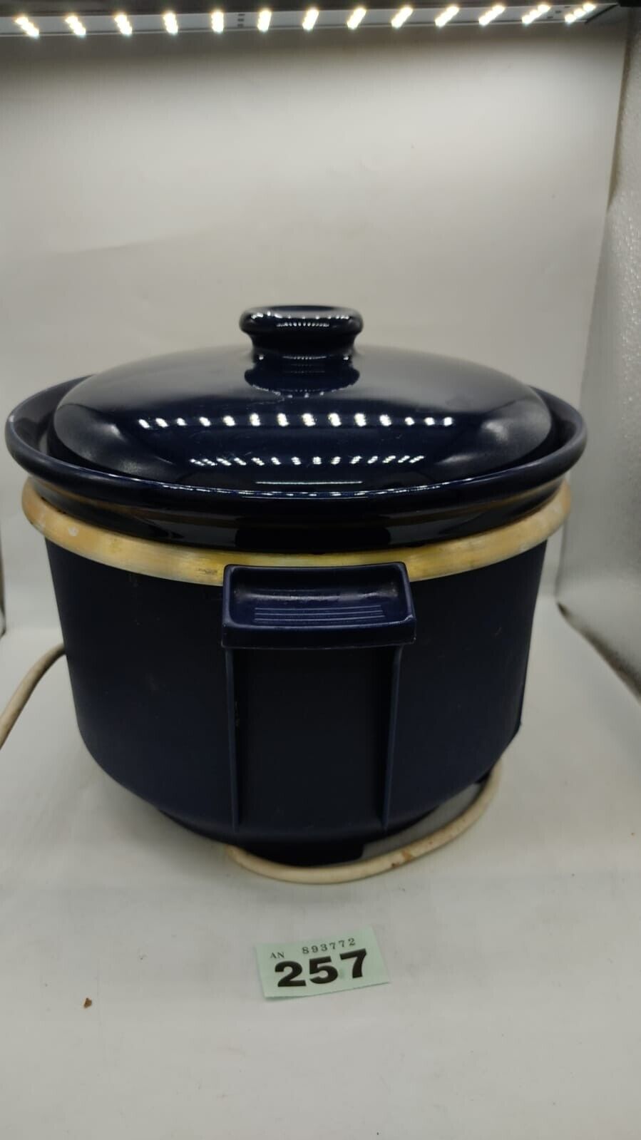 Cordon Bleu Dual Heat Slow Cooker Blue. Tested working