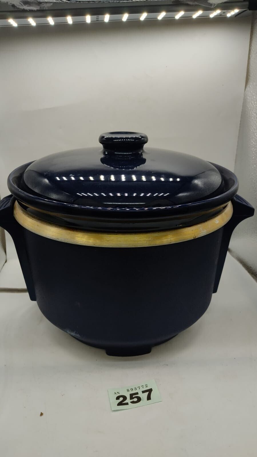 Cordon Bleu Dual Heat Slow Cooker Blue. Tested working