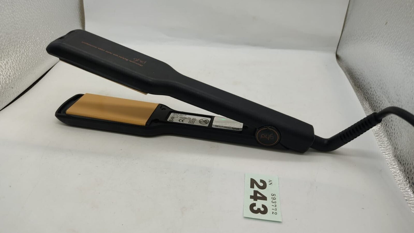 Ghd Iv Salon Styler Ghd 4.2B Limited Edition Black Tested Working. Used Boxed