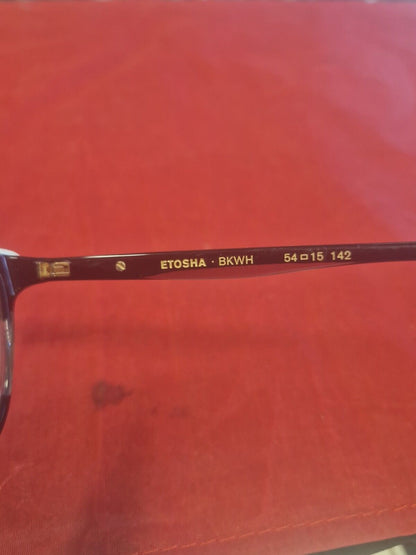 Glasses ETNIA BARCELONA Black Full Rim Etosha BKWH Frames Only MOD: BKFAJ0030