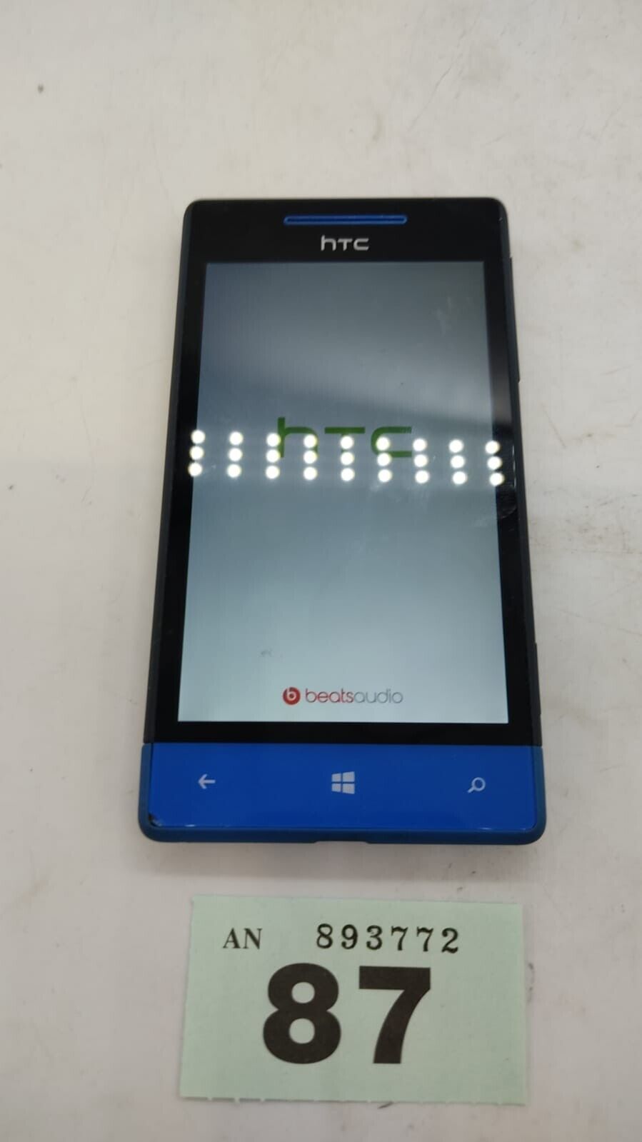 HTC Windows Phone 8s Blue Vodafone 4GB 512MB RAM Windows Smartphone Device Only