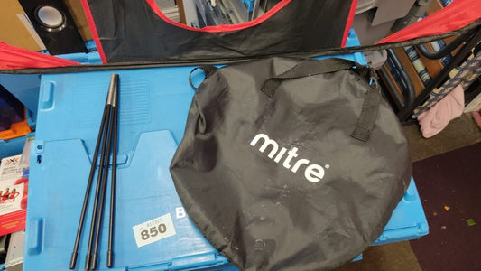 Mitre Pop-Up Soccer Goal Youth Size, 1 Goal Red with Carry Case