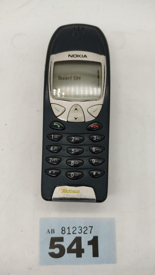 Nokia 6210 Phone, High Capacity Battery, Black - Working,- Vintage