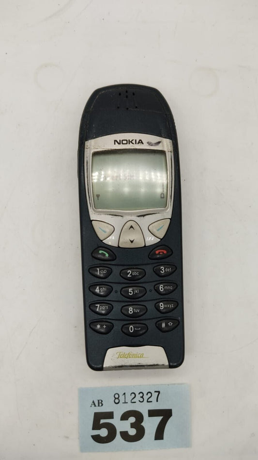 Nokia 6210 Phone, High Capacity Battery, Black - Working,- Vintage