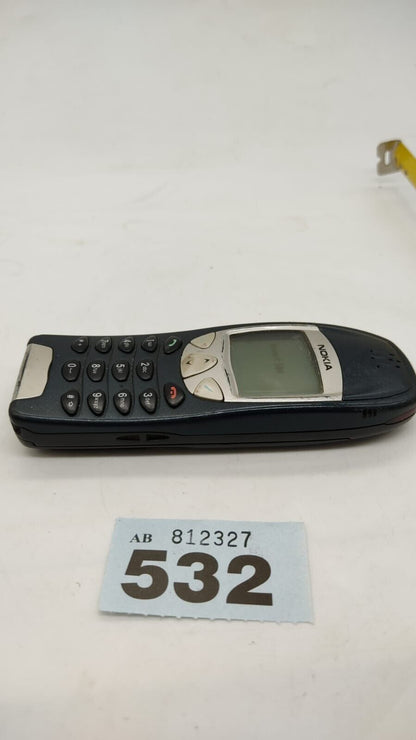Nokia 6210 Phone, High Capacity Battery, Black - Working, - Vintage