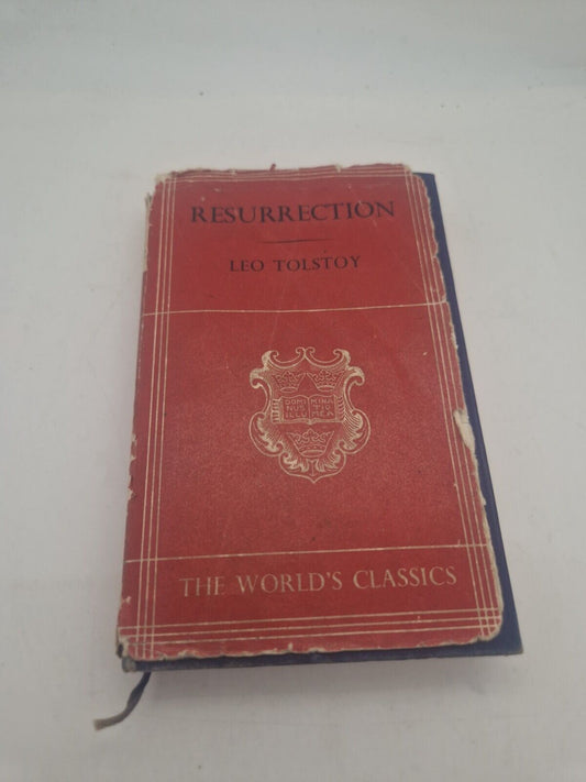 Resurrection Leo Tolstoy 1939 World's Classics HC, VG, Dust Jacket Worn