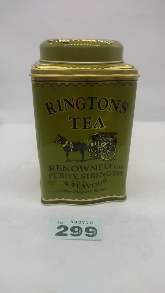 Ringtons Millennium 2000 Tea Caddy Storage Tin Vintage Collectible Home Decor