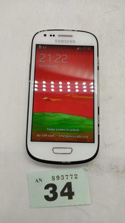 Samsung Galaxy S3 S III Mini GT-18200N - 8GB (virgin media) White Device Only