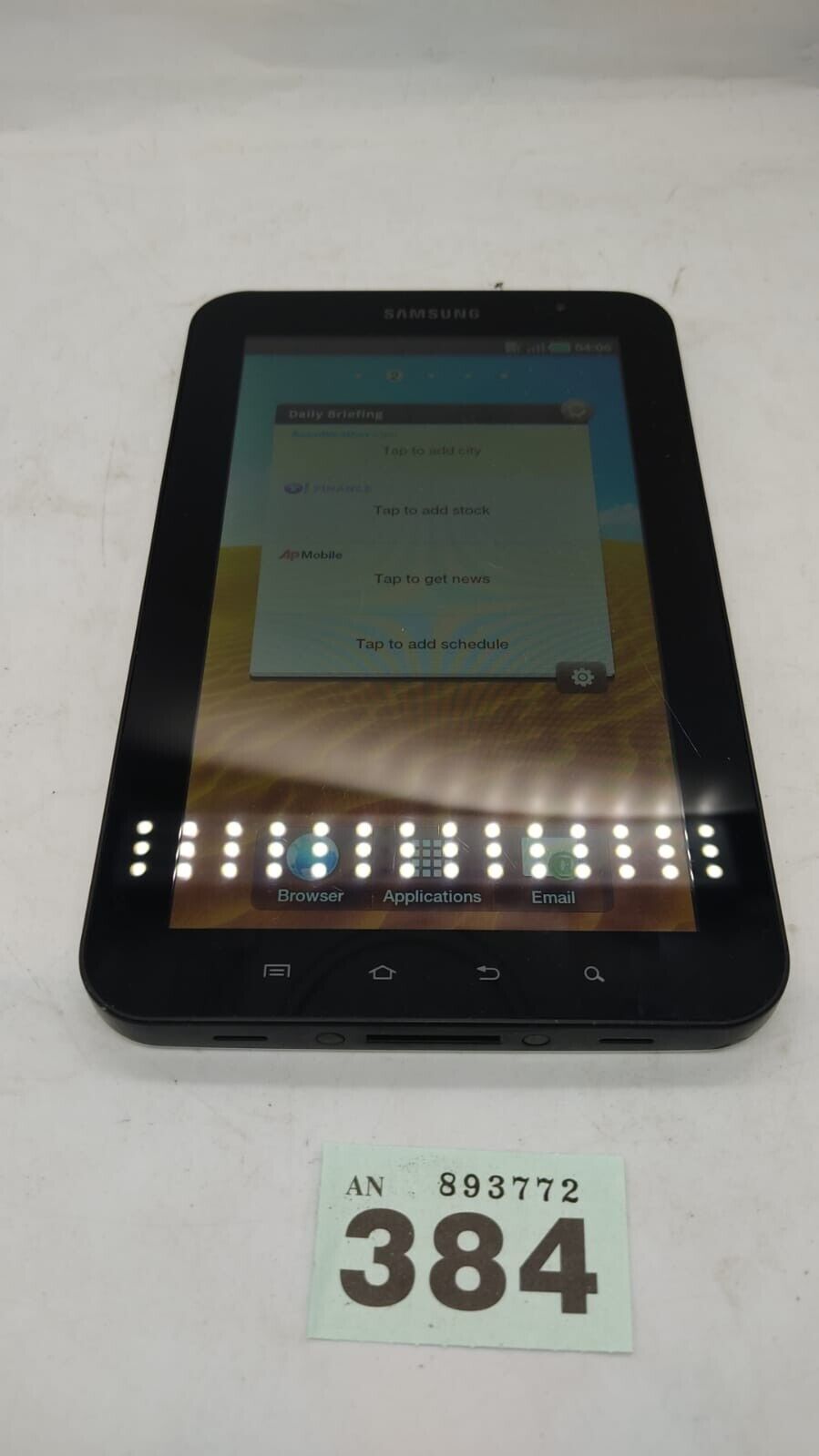 Samsung Galaxy TAB GT-P1000 16GB Wi-Fi 3G Unlocked Tablet. Device Only. Used