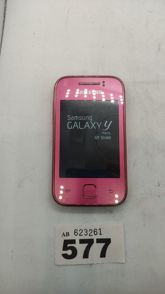 Samsung Galaxy Y S5360 Pink Unlocked 180mb 3" Android Smartphone (Ee Network)