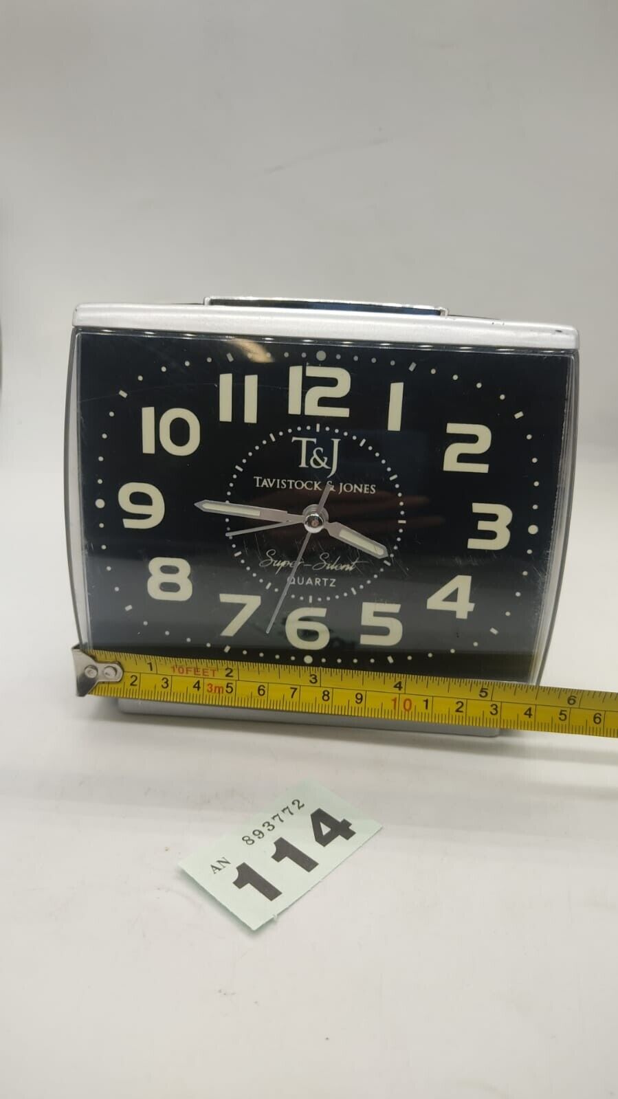 Tavistock And Jones Retro - Glow In The Dark Alarm Clock Used Working