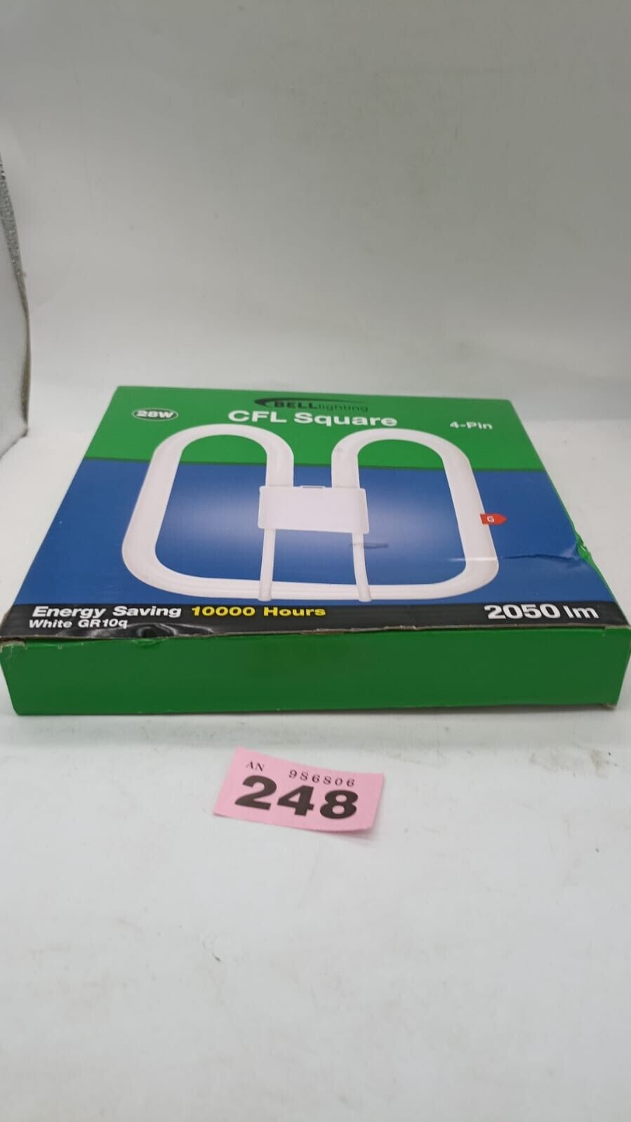 Bell lighting 28 Watt CFL Square Energy Saving White 4 Pin GR10Q New in Box