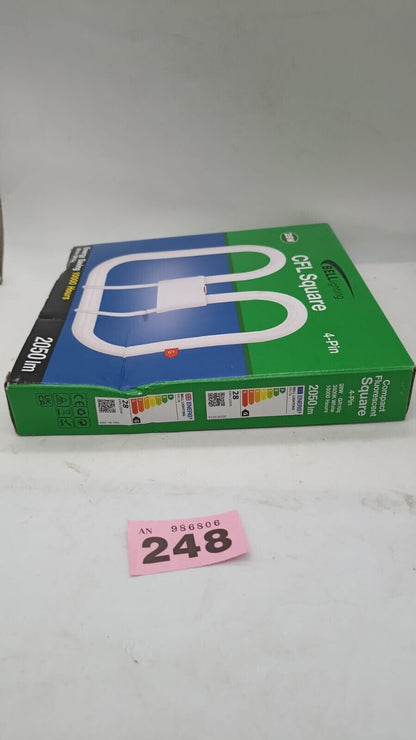 Bell lighting 28 Watt CFL Square Energy Saving White 4 Pin GR10Q New in Box