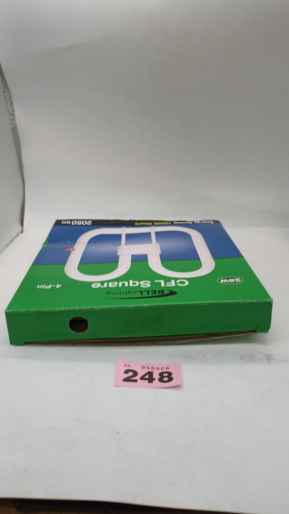 Bell lighting 28 Watt CFL Square Energy Saving White 4 Pin GR10Q New in Box