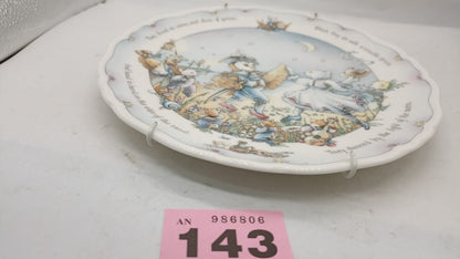 Royal Doulton the Owl & the Pussy-cat Collection Plate 1987 They Dined on Mince