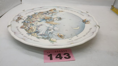 Royal Doulton the Owl & the Pussy-cat Collection Plate 1987 They Dined on Mince